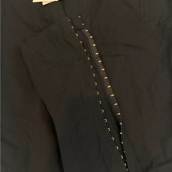 Jacquemus Le Obiou Black Stretch Crepe Flared Leg Pant - Picture 4 of 5